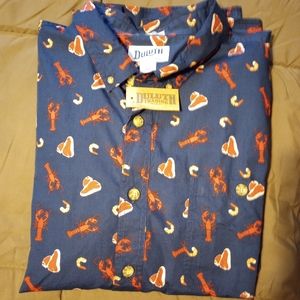 Men's 3XL Duluth trading crawfish shirt NWT